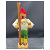 Erzgebirge incense smoker Skier