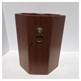 Wooden Trash Can