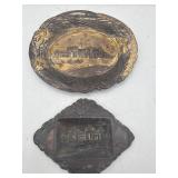 1904 St. Louis world fair liberal arts metal trays