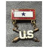 WW1 enamel son in-service pin
