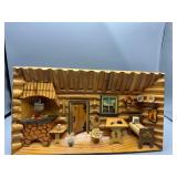 Poland  wooden Diorama