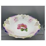 Antique German porcelain serving bowl