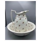 Antique George jobs & sons pitcher & bowl set