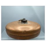 Antique copper bed warmer