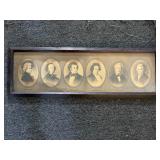 Antique framed composer print