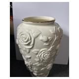 Ivory Porcelein rose vase