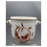 Vintage Richard Ginori rooster cache pot
