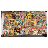 Vintage DC comic books action Superboy and more