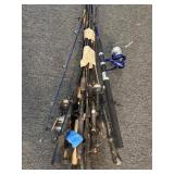 Fishing rods and reels