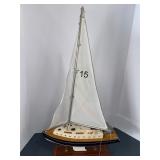 Decorative wooden ship