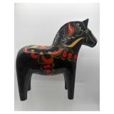 Vintage Sweden wooden horse
