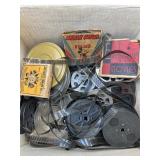 Vintage movie reels