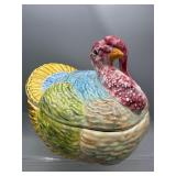 Vintage Turkey covered dish
