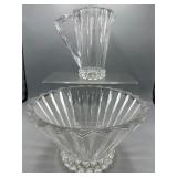 Rosenthal Crystal Bowl & pitcher