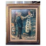 Vintage framed Renoir wall art