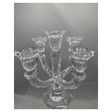 Crystal five arm candelabra