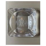 1939 Veiled Prophet VP glass ashtray