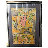 Paul Lee the red waste coat wall art