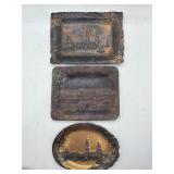 1904 St. Louis world fair metal trays