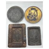 Louisiana purchase souvenir metal trays