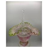 Fenton Victoria splatter confetti basket