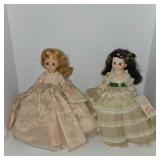 Vintage Madame Alexander Porcelain Dolls