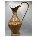 Vintage copper pitcher