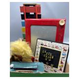 Vintage etch & sketch & more toys
