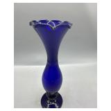 Cobalt blue bud vase