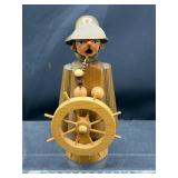 Erzgebirge incense smoker Ship captain