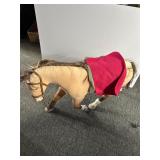 Large American girl horse