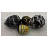 art glass eggs