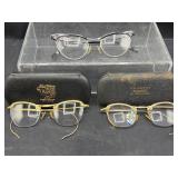 Antique gold filled frame eyeglasses