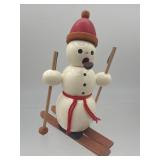 Vintage Richard Glasser snowman smoker incense