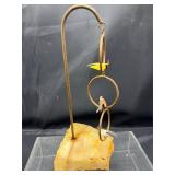 Kinetic table sculpture birds