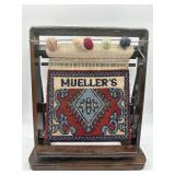 Vintage Turkish salesman sample rug weaving loom