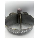 Vintage Metal rotating tray