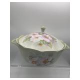Bavaria  azalea covered tureen without ladle