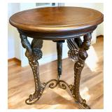 Renaissance revival style figural accent table