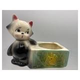 Vintage kitten planter