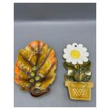 Swirling leaves dish & more