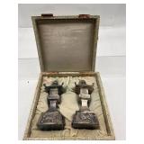 sterling silver 950 pagoda salt & pepper 63g