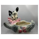 Vintage deer planter