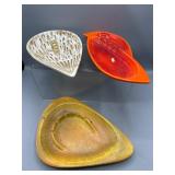 Vintage Haeger ashtrays