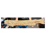 Large 40' three dimensional fossil fish
