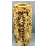 Chinese Carved Stone Cong Vessel