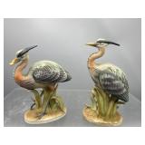 Vintage Lefton Heron figurines