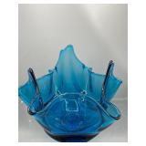 Viking glass handkerchief bowl