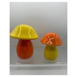 Fitz & Floyd Ceramic mushroom salt & pepper