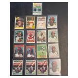 Vintage Lou Brock baseball cards